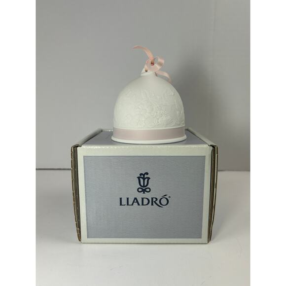 Lladró Collectors Society Spring Bell 1991 Porcelain Campana Primavera #7613 Box - Picture 1 of 12